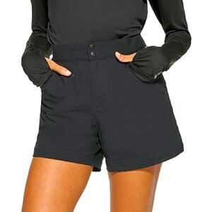 BASS OUTDOOR Women’s Wicking Shorts with Side Pockets & Elastic Waist, Black NWT